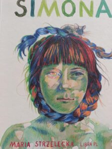 Na obrazku znajduje się dziewczyn, ma zakręcone warkocze w których siedzi mysz